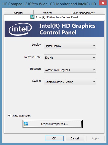 Intel graphics driver windows xp professional